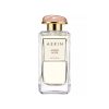 AERIN Amber Musk Eau de Parfum bottle with soft blush stone cap and gold accents on a clean white background