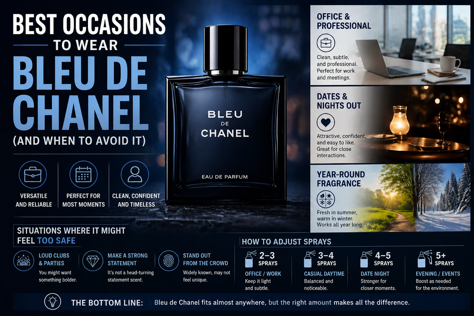 Best Occasions to Wear Bleu de Chanel (And When to Avoid It)
