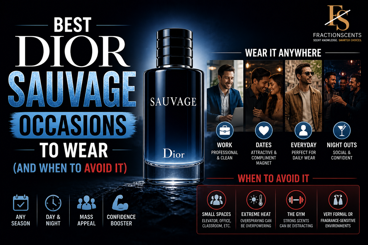 Best Occasions to Wear Dior Sauvage (And When to Avoid It)