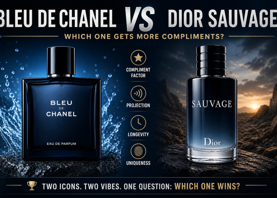 Bleu de Chanel vs Dior Sauvage – Which One Gets More Compliments