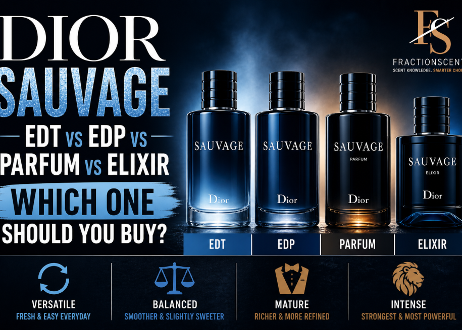 Dior Sauvage EDT vs EDP vs Parfum vs Elixir Which One Should You Buy