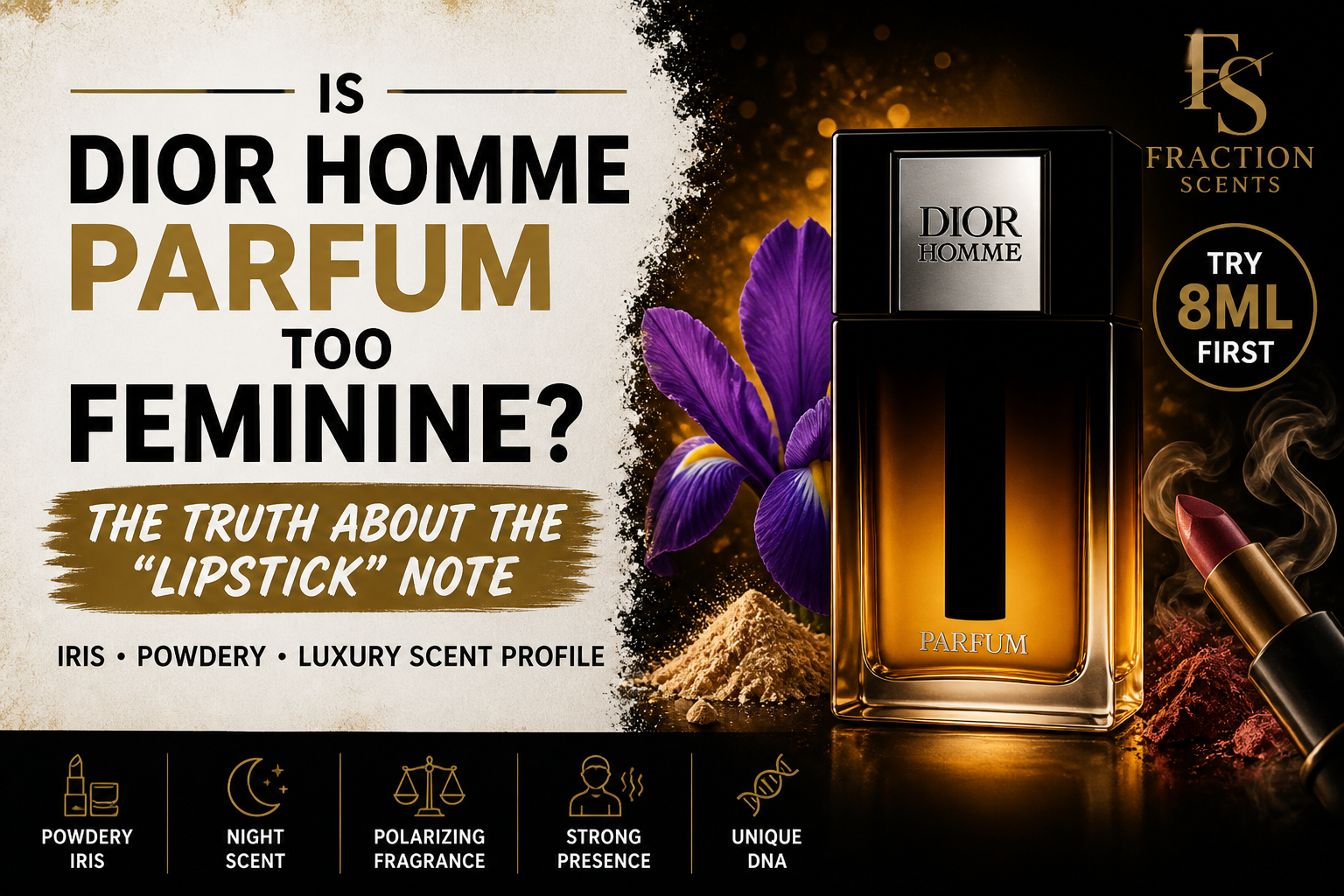 Is Dior Homme Parfum Too Feminine? The Truth About the “Lipstick” Note