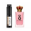 Dolce & Gabbana Q perfume with crown cap and spray bottle.