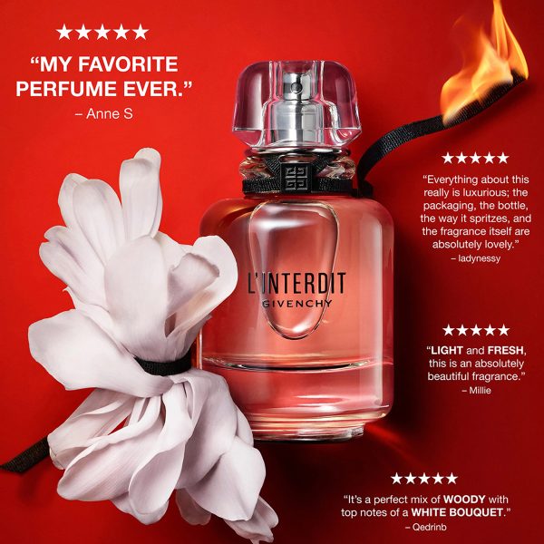 Givenchy - L'Interdit Eau de Parfum 8ml Decant - 004 - Product Image - Try Before You Buy - Perfume Sample - FractionScents