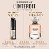 Givenchy L'Interdit perfume sample and bottle for fragrance lovers.