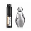 Stylish perfume bottle with sleek silver design for Cosmic Kylie Jenner scent.