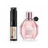 Viktor & Rolf Flowerbomb perfume with a black rollerball and pink bottle.