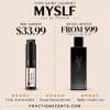 Yves Saint Laurent MYSLF perfume sample and bottle for stylish scent lovers.