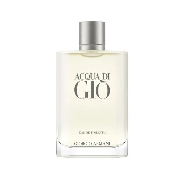 Elegant Giorgio Armani Acqua Di Gio Eau De Toilette bottle for men.